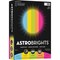 Astrobrights 8.5 x 11 in. 250 Sheets Colored Cardstock - Assorted Color, 65 lbs